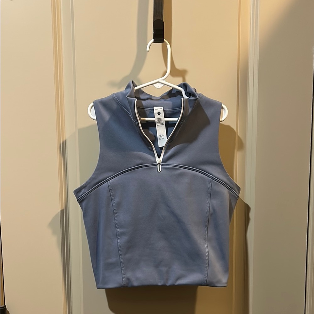 Goldhinge quarter zip top